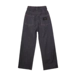 PLEATED DENIM JEAN RAW