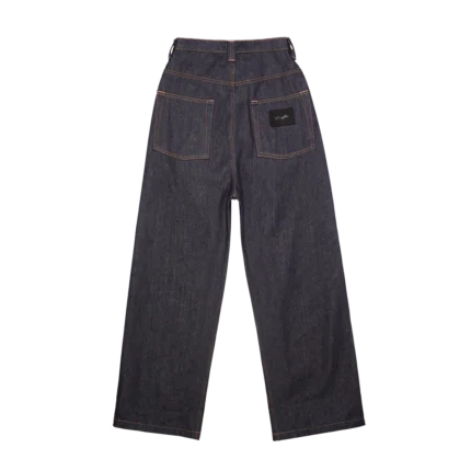 PLEATED DENIM JEAN RAW