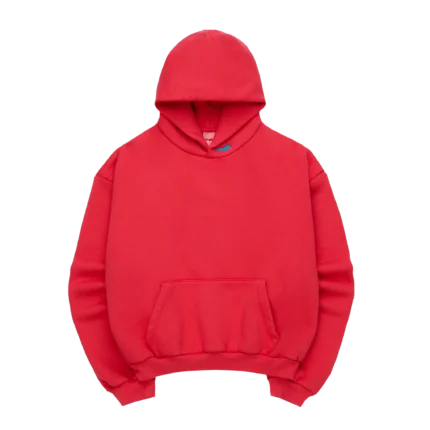 SKYLRK Knit Hoodie Jelly Red