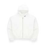 SKYLARK Full-Zip Hoodie – Optic White
