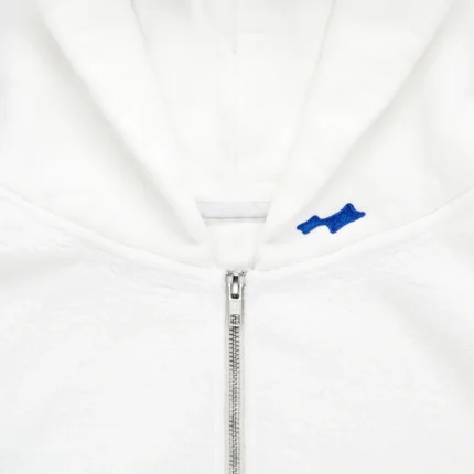 SKYLARK Full-Zip Hoodie – Optic White